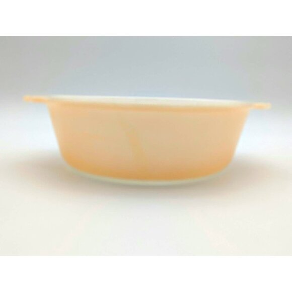 1940's Anchor Hocking Fire-King Peach Lustre Casserole bowl 2 QT - Picture 4 of 7